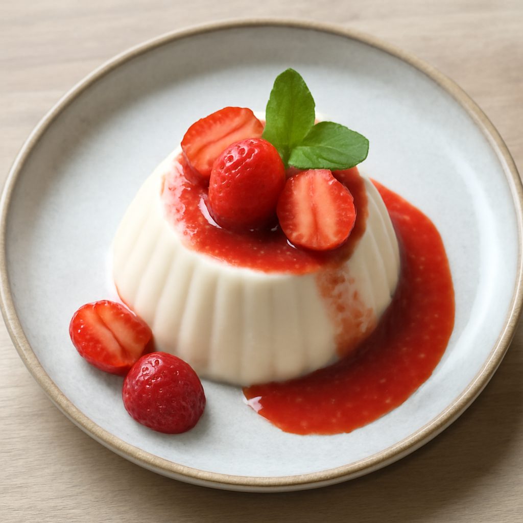 Pannacotta di foie gras con composta di fichi Low Fat