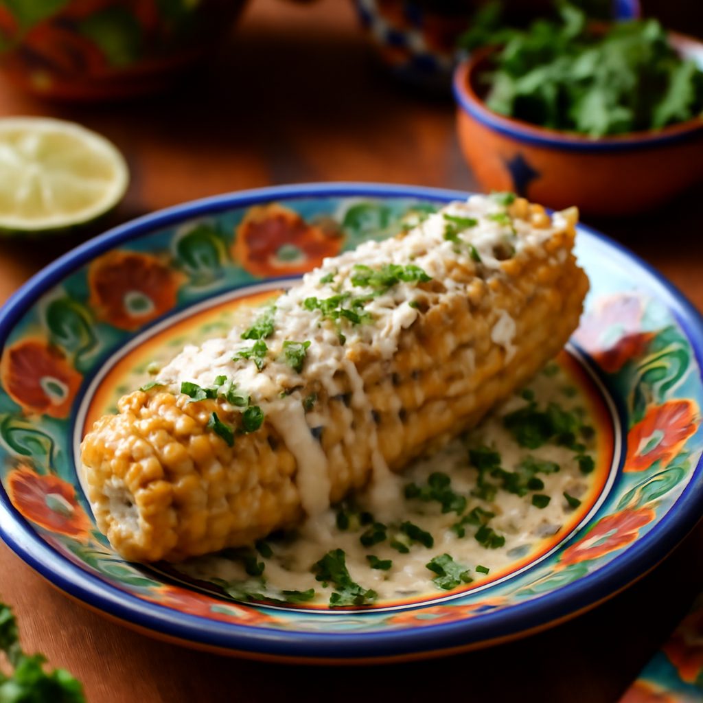Pannocchia Messicana Light al Forno con Maionese Lime e Cotija