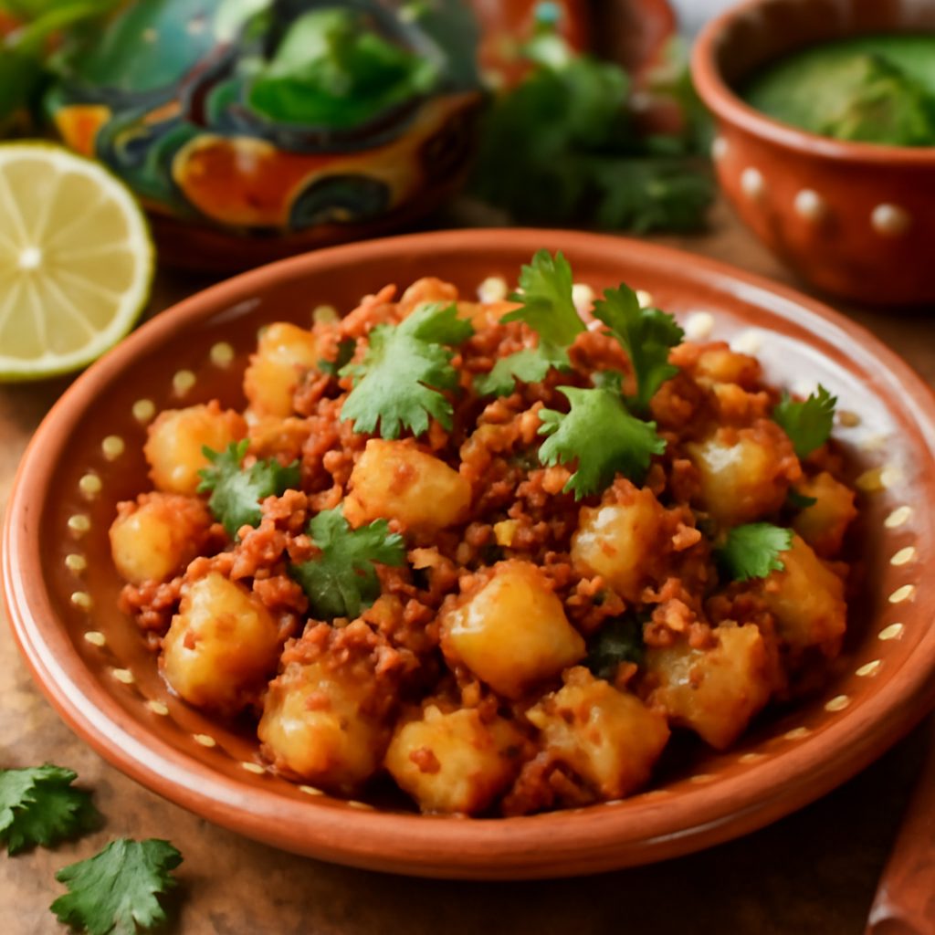 Papas con Chorizo