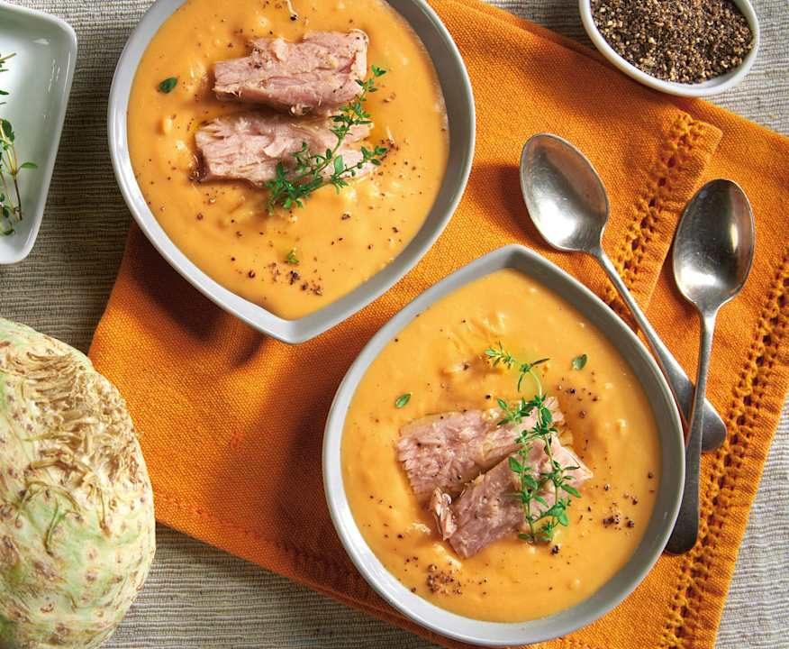 Passato di lenticchie rosse e tonno Protein