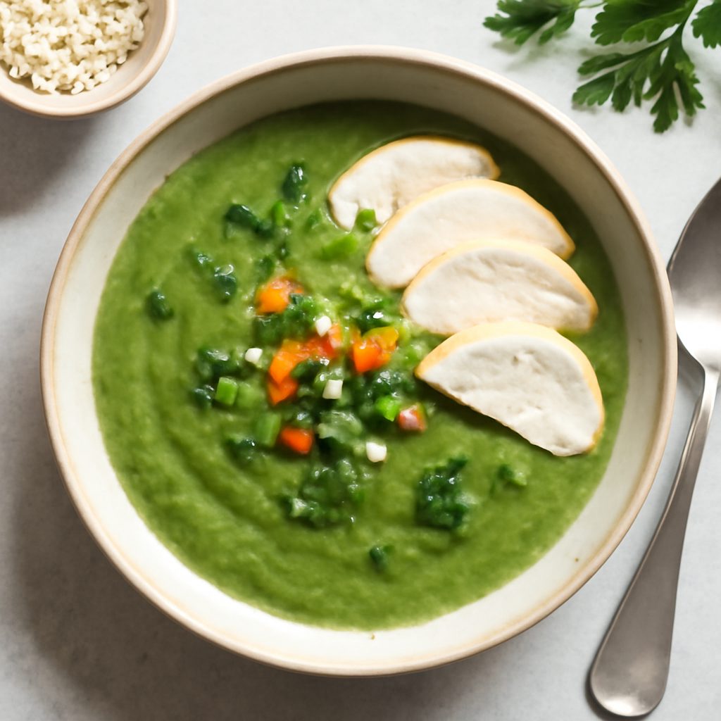 Passato di verdure proteico low-carb