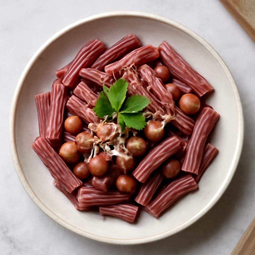 Pasta al vino proteica low-carb