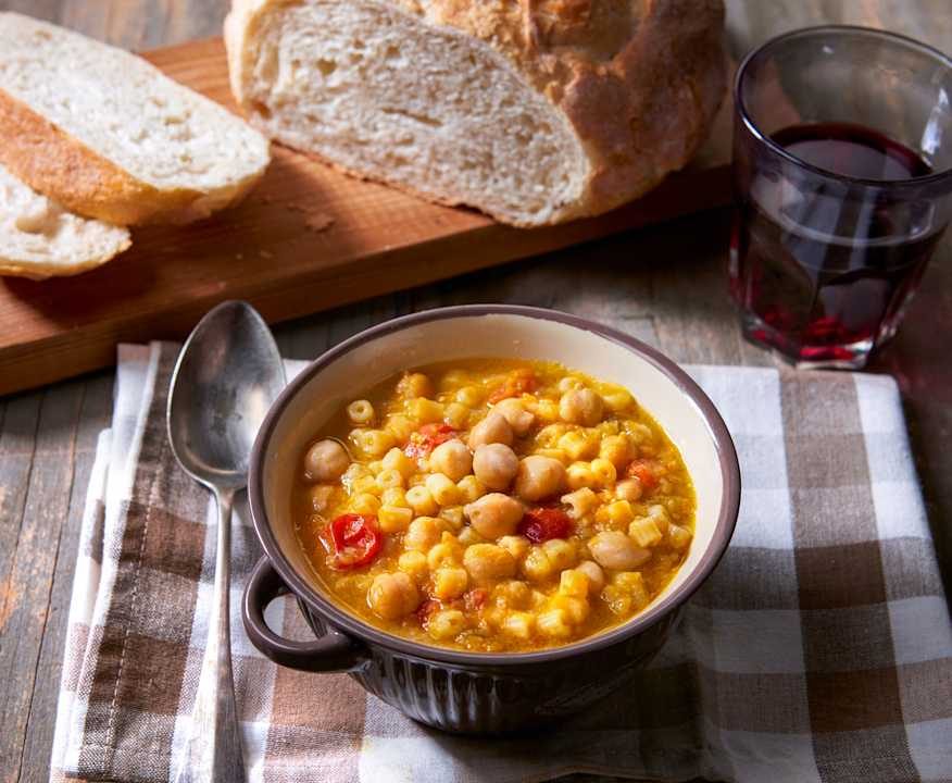 Pasta e ceci con pomodorini Low Fat