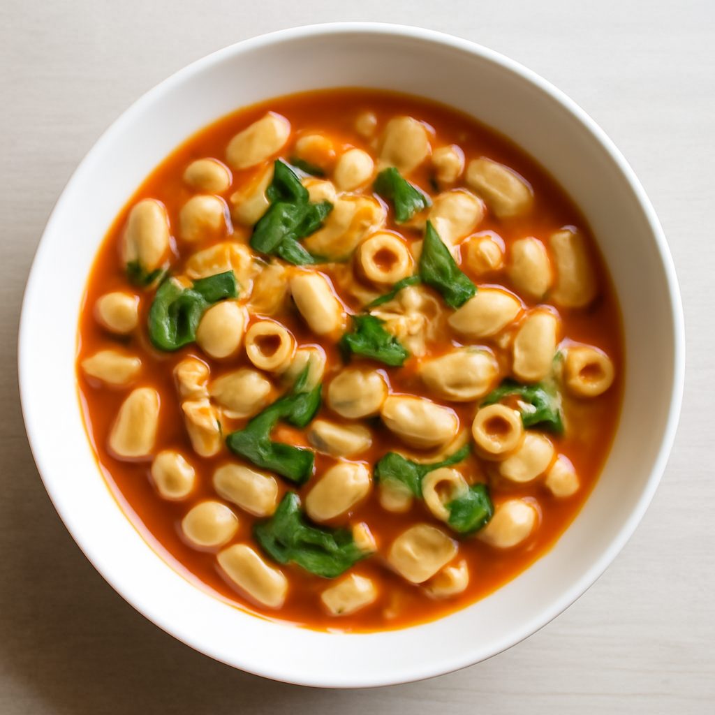 Pasta e fagioli cannellini proteico low-carb