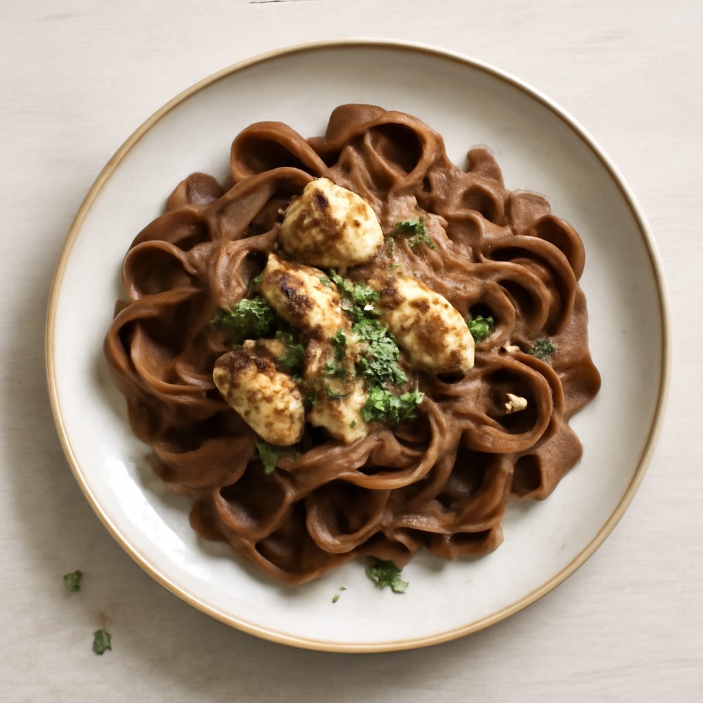 Pasta sablé al cacao proteica low-carb