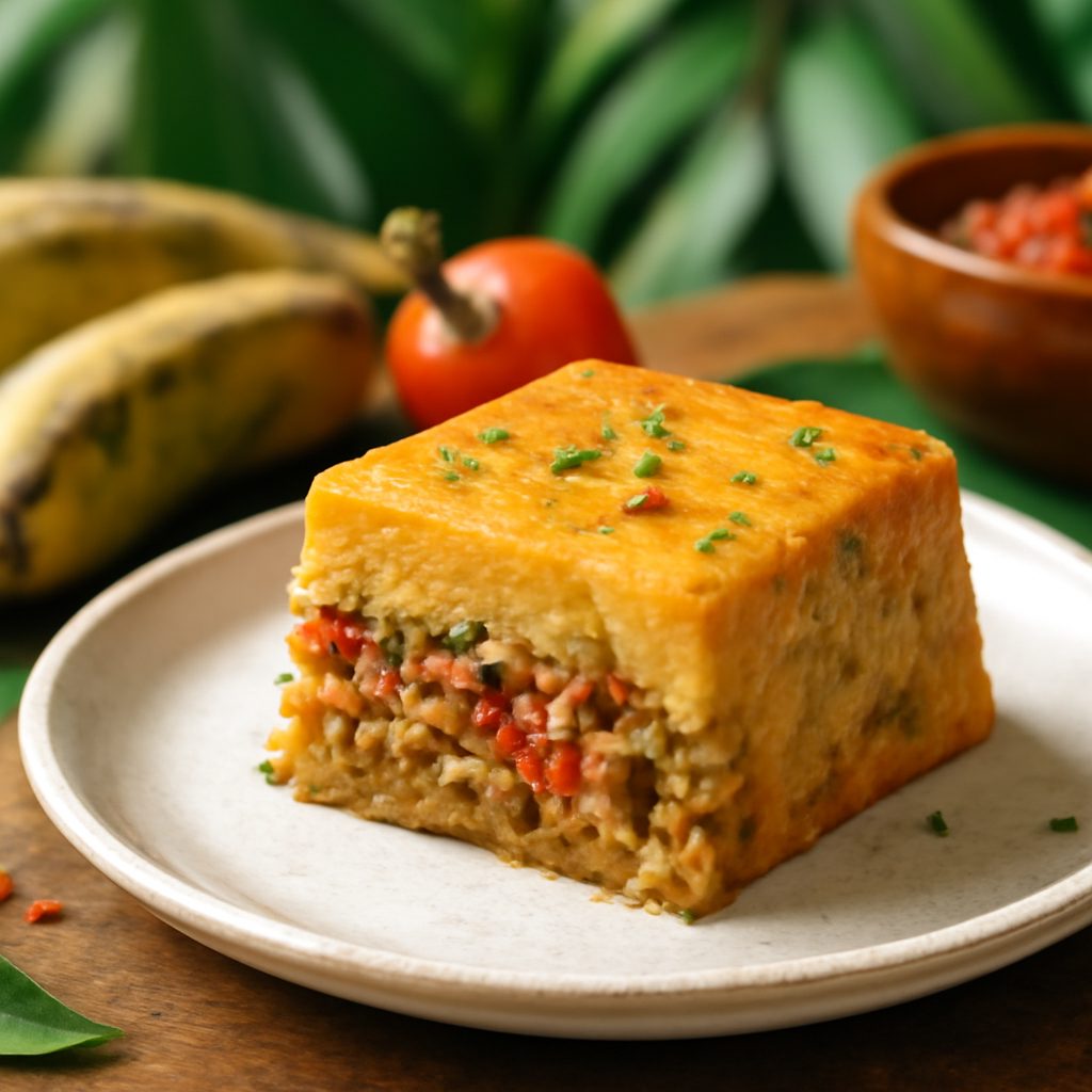 Pastel de Plátano Puerto Ricano