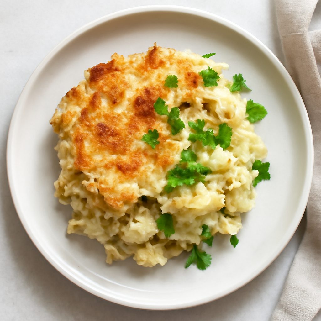 Pasticcio di baccalà proteico low-carb