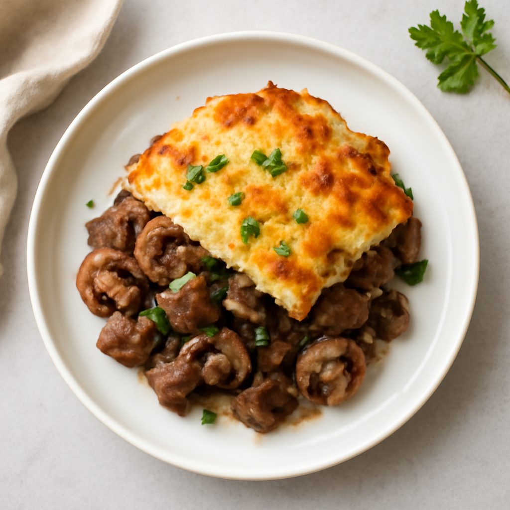 Pasticcio di Manzo e Funghi