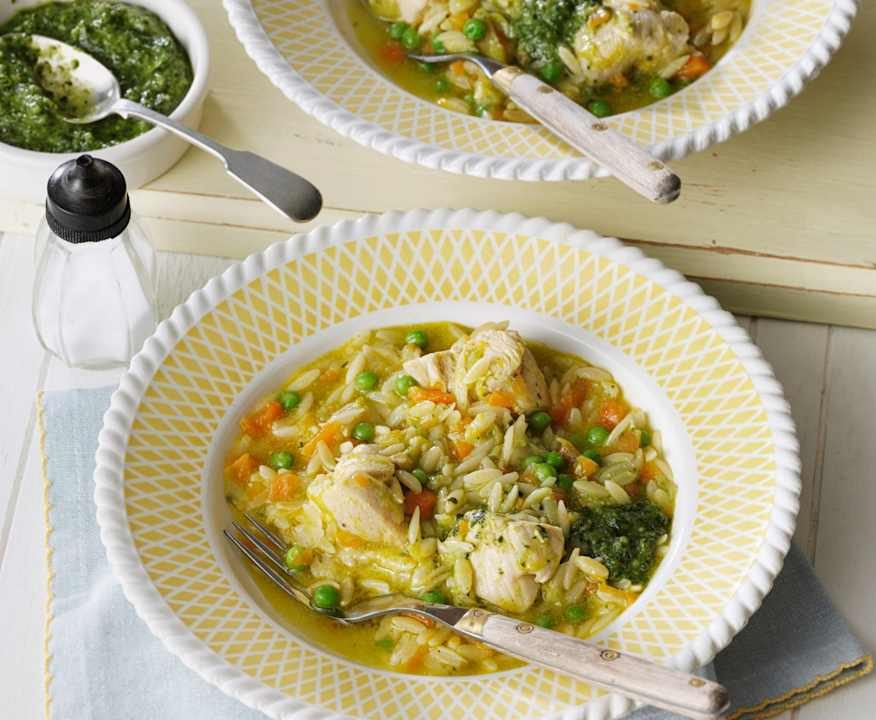 Pastina con pollo e pesto Protein