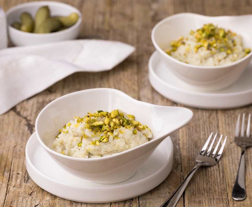 Patè di platessa con sabbiolina di pistacchi Low Fat