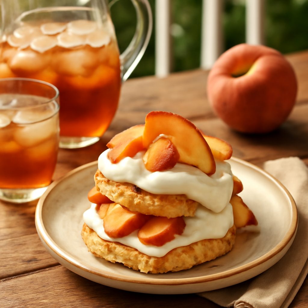 Shortcake alle Pesche e Panna