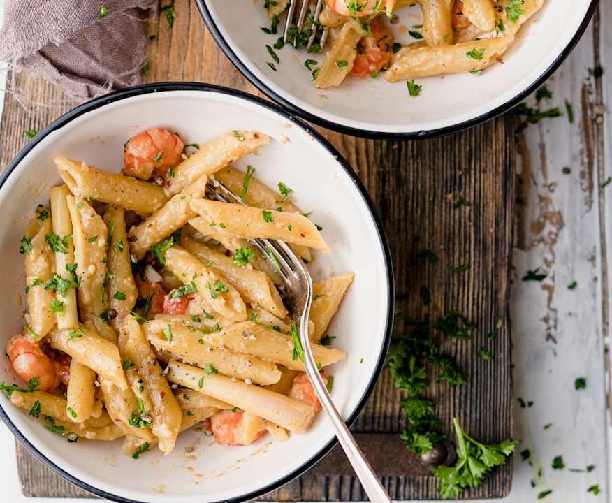 Penne risottate ai gamberi Protein