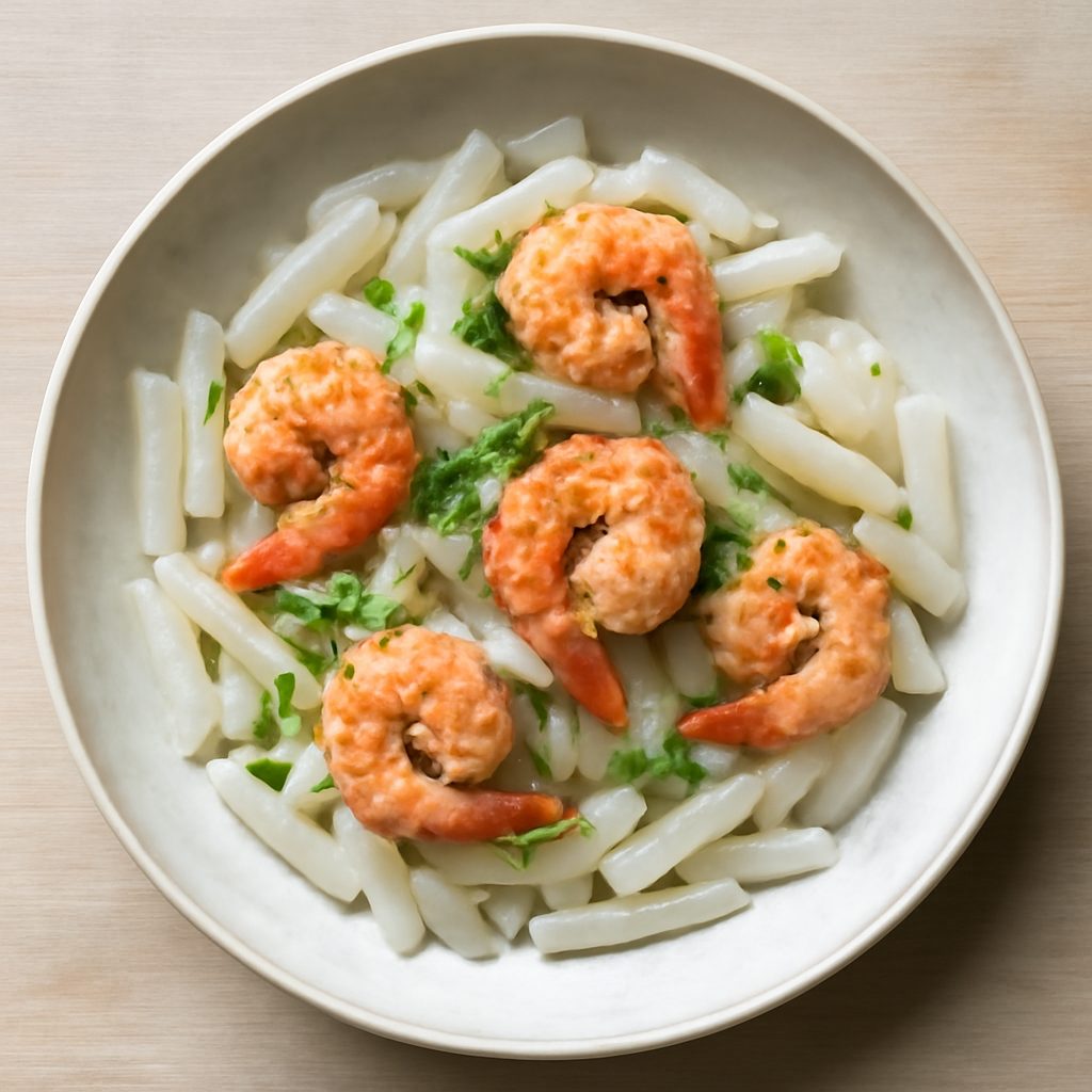 Penne Shirataki ai Gamberi Proteico Low-Carb