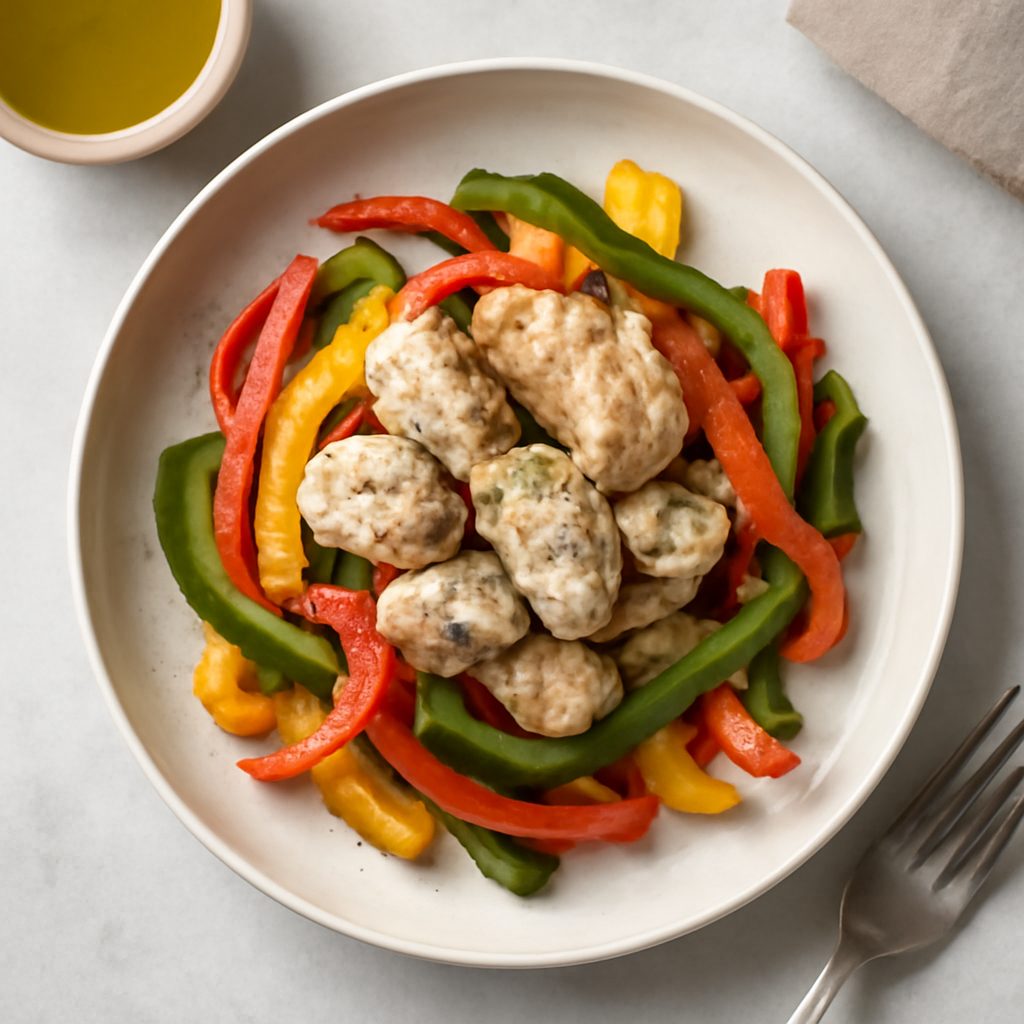 Peperoni insaporiti proteici low-carb