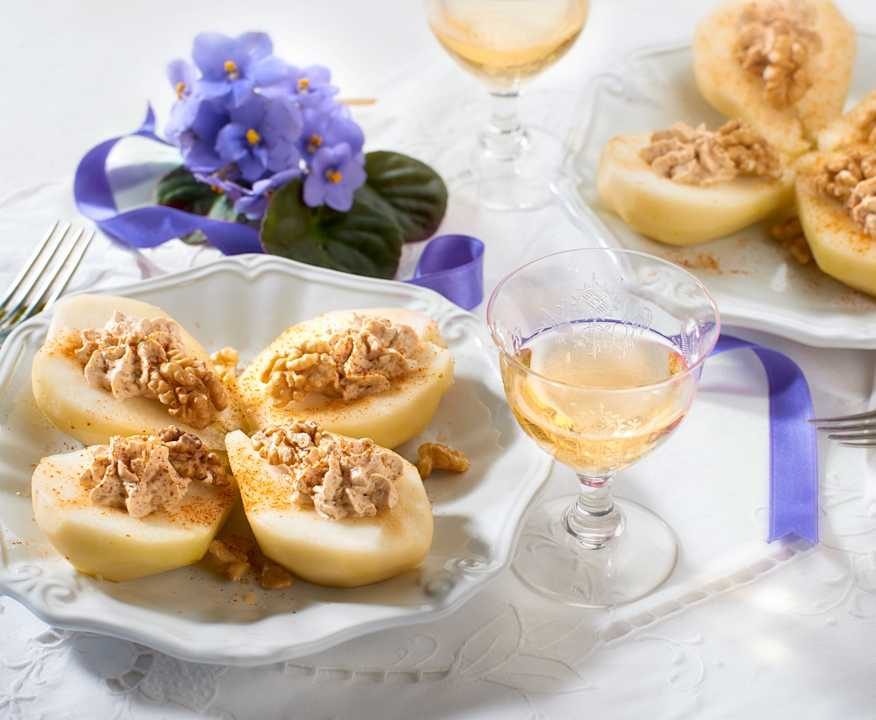 Pere con mousse alla paprika (per 2 persone) Protein