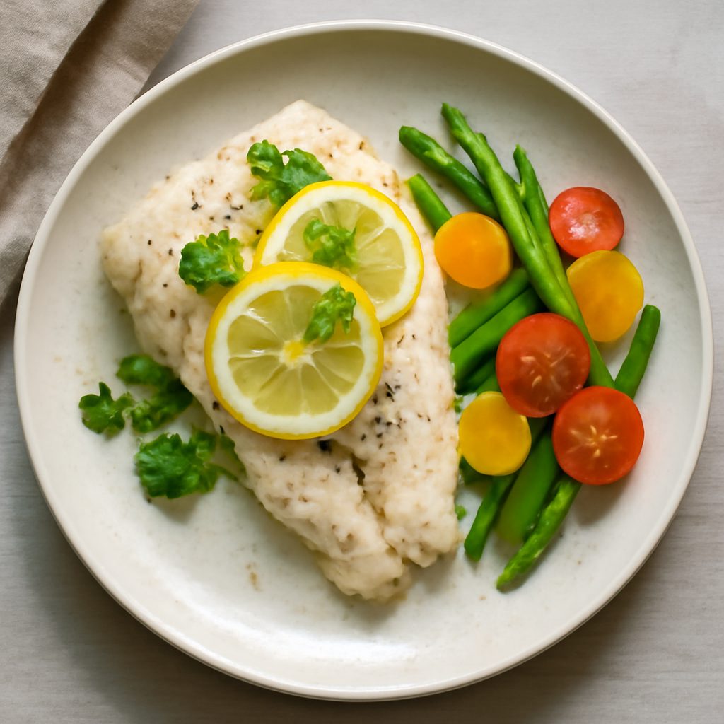 Pesce bianco magro sottovuoto proteico low-carb