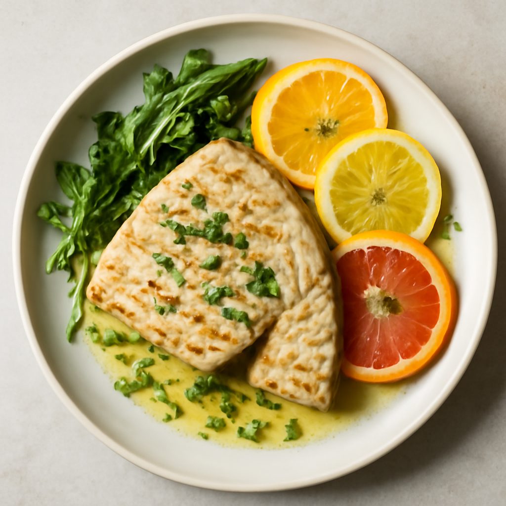 Pesce spada agrumato proteico low-carb