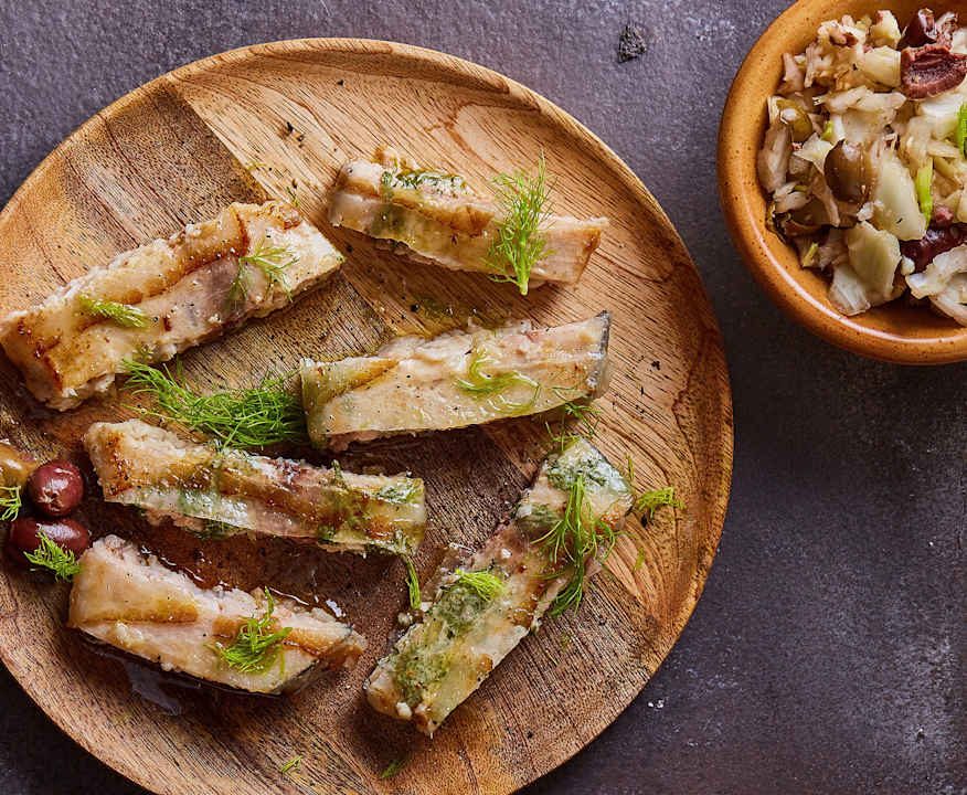 Pesce spada bardato al finocchietto sottovuoto Protein