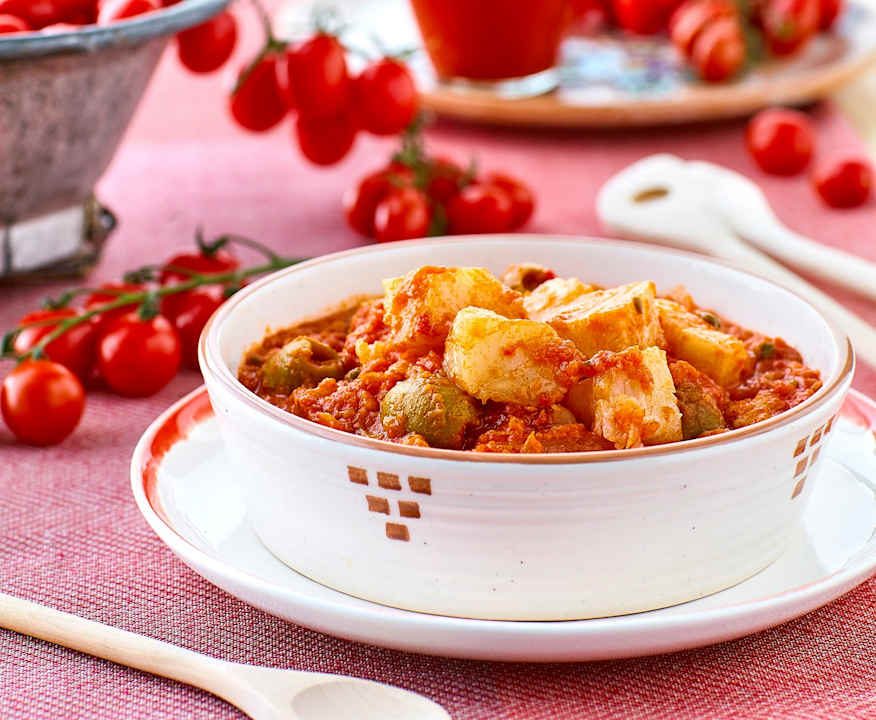 Pescestocco alla messinese Low Fat