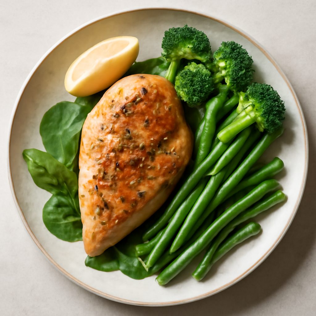 Petto di Pollo Arrosto per 1 Persona Low Carb