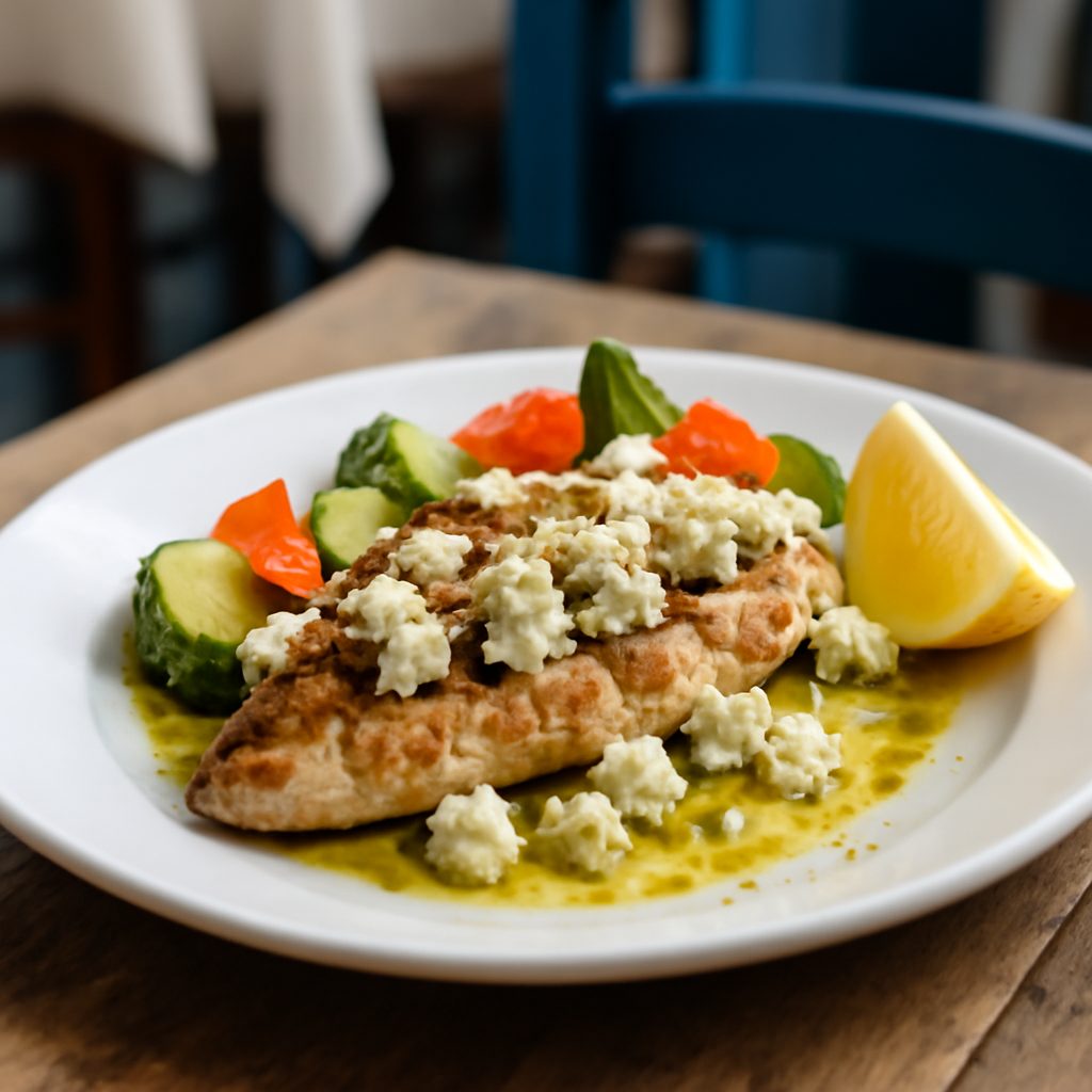 Petto di Pollo Marinato alla Feta - Ricetta Greca Low Fat