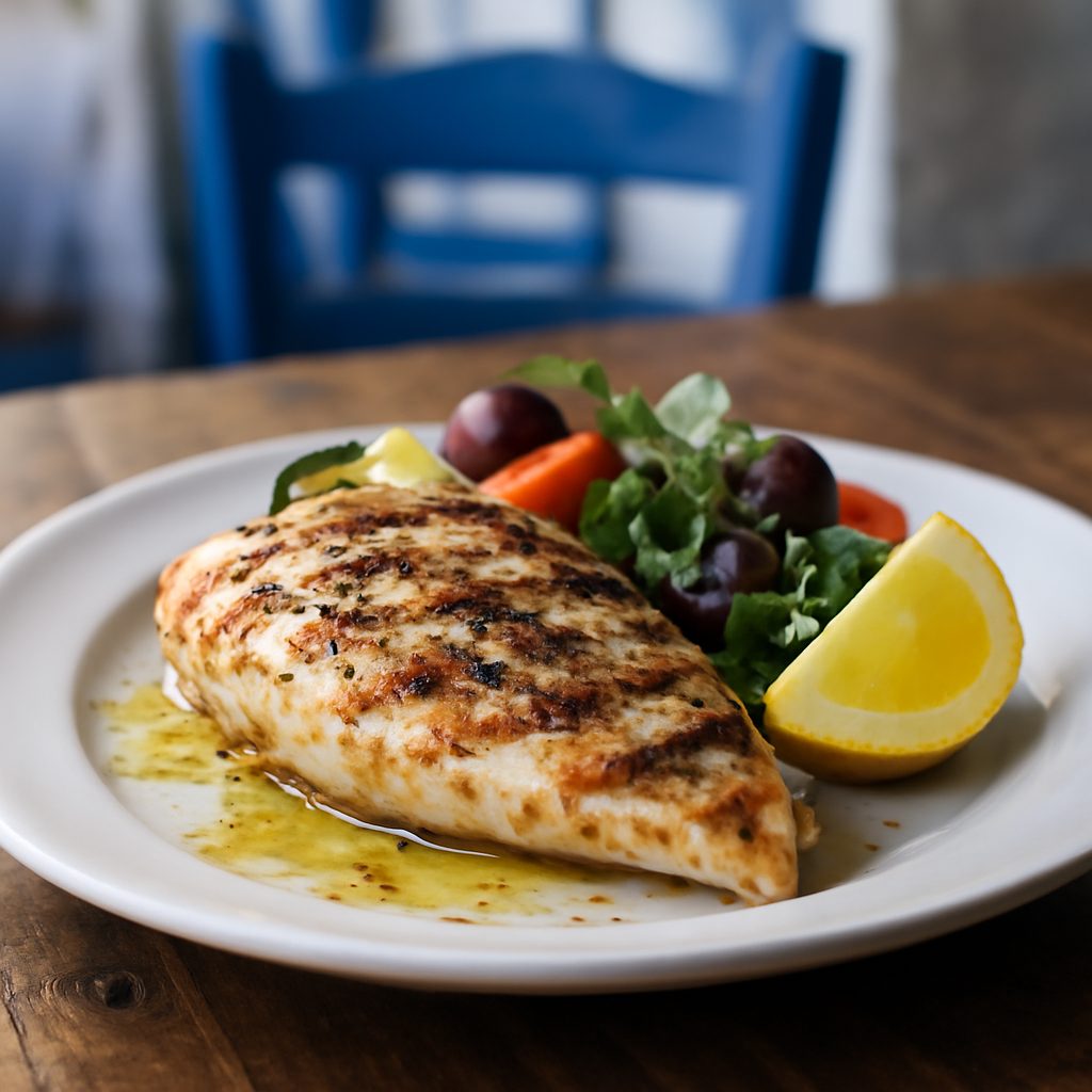 Petto di Pollo Mediterraneo con Spinaci e Feta