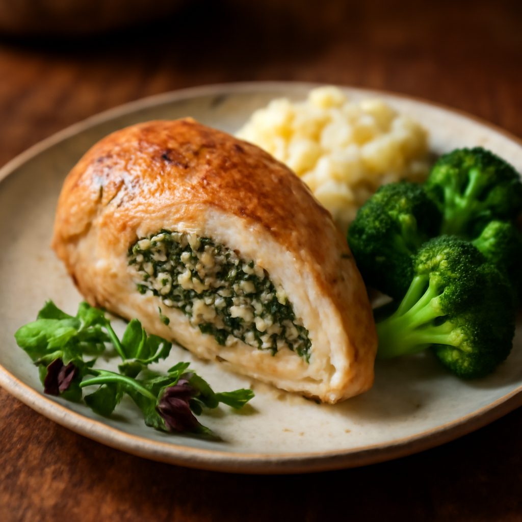 Petto di Pollo Ripieno d'Erbe Canadese