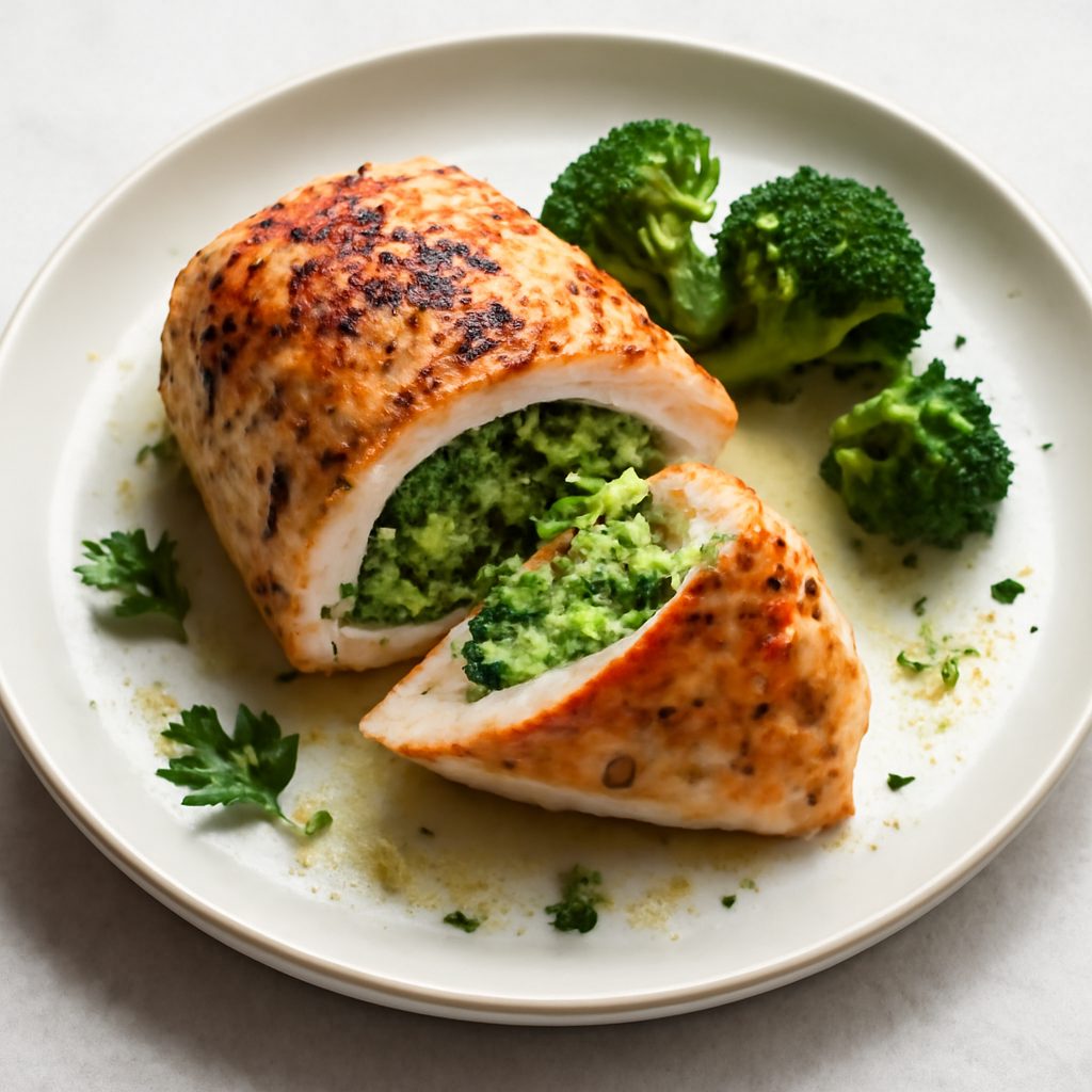 Petto di Pollo Ripieno di Broccoli