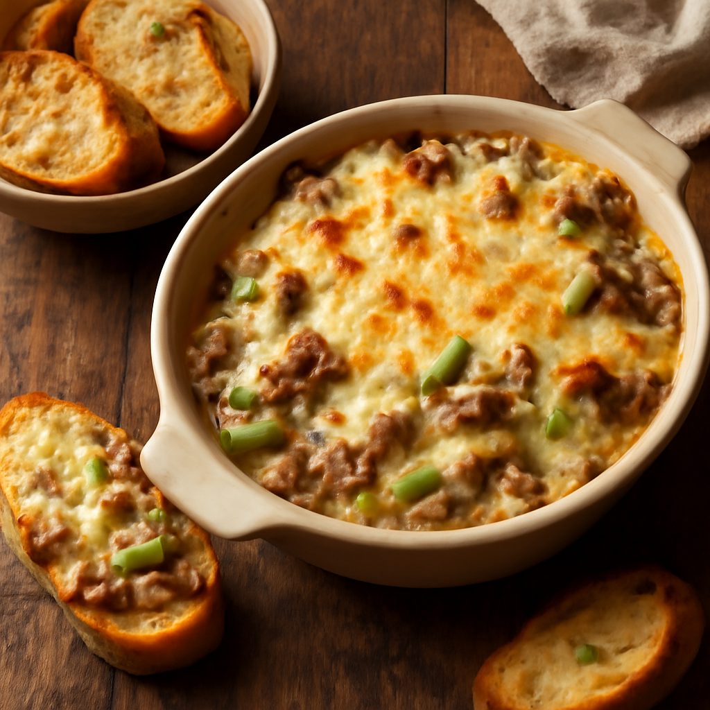 Dip di Formaggio e Bistecca alla Philly