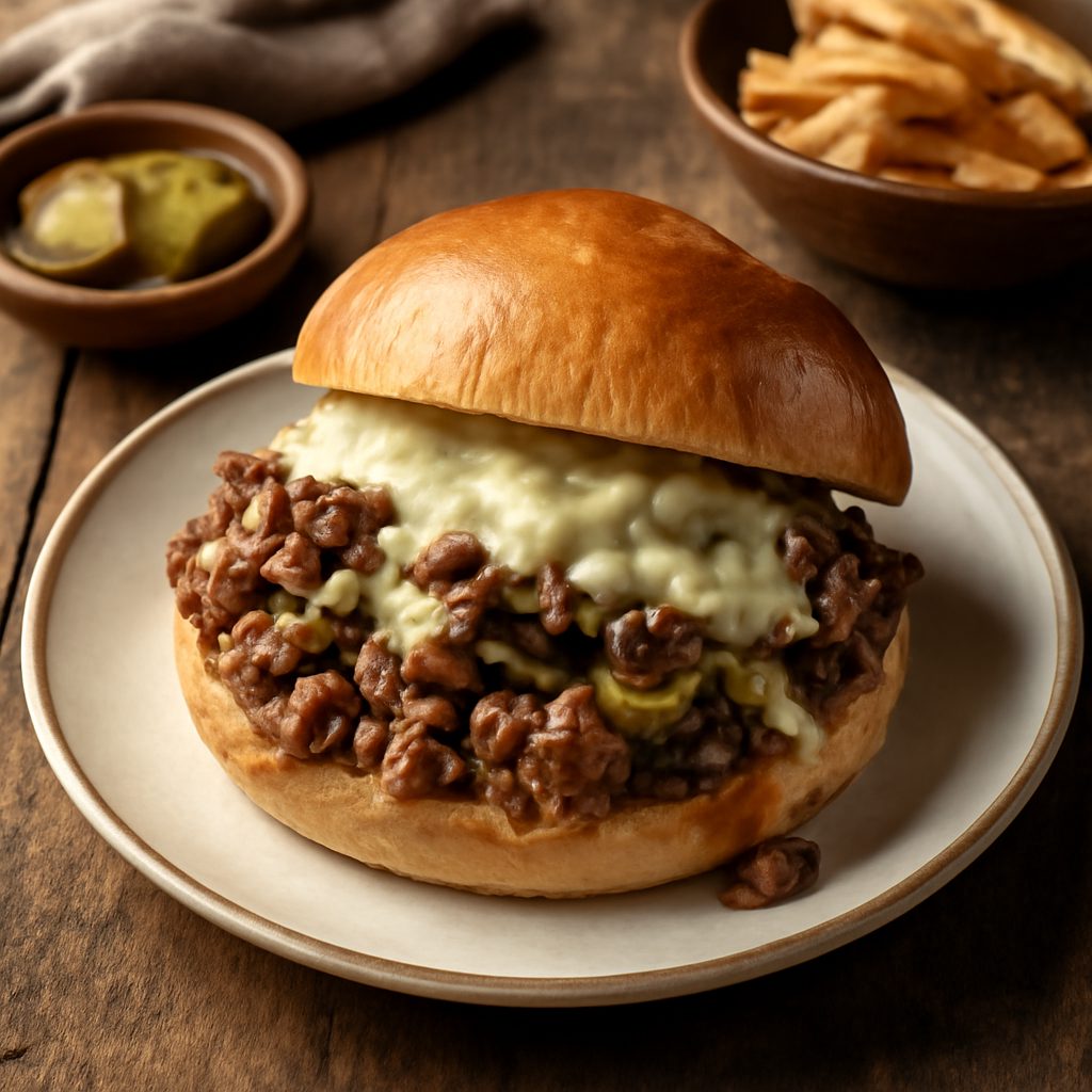 Philly Cheese Steak Sloppy Joes Low Carb