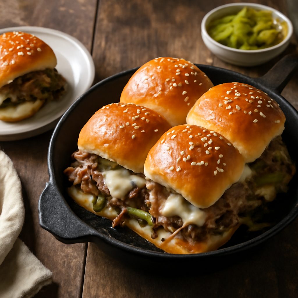 Philly Cheesesteak Sliders Protein