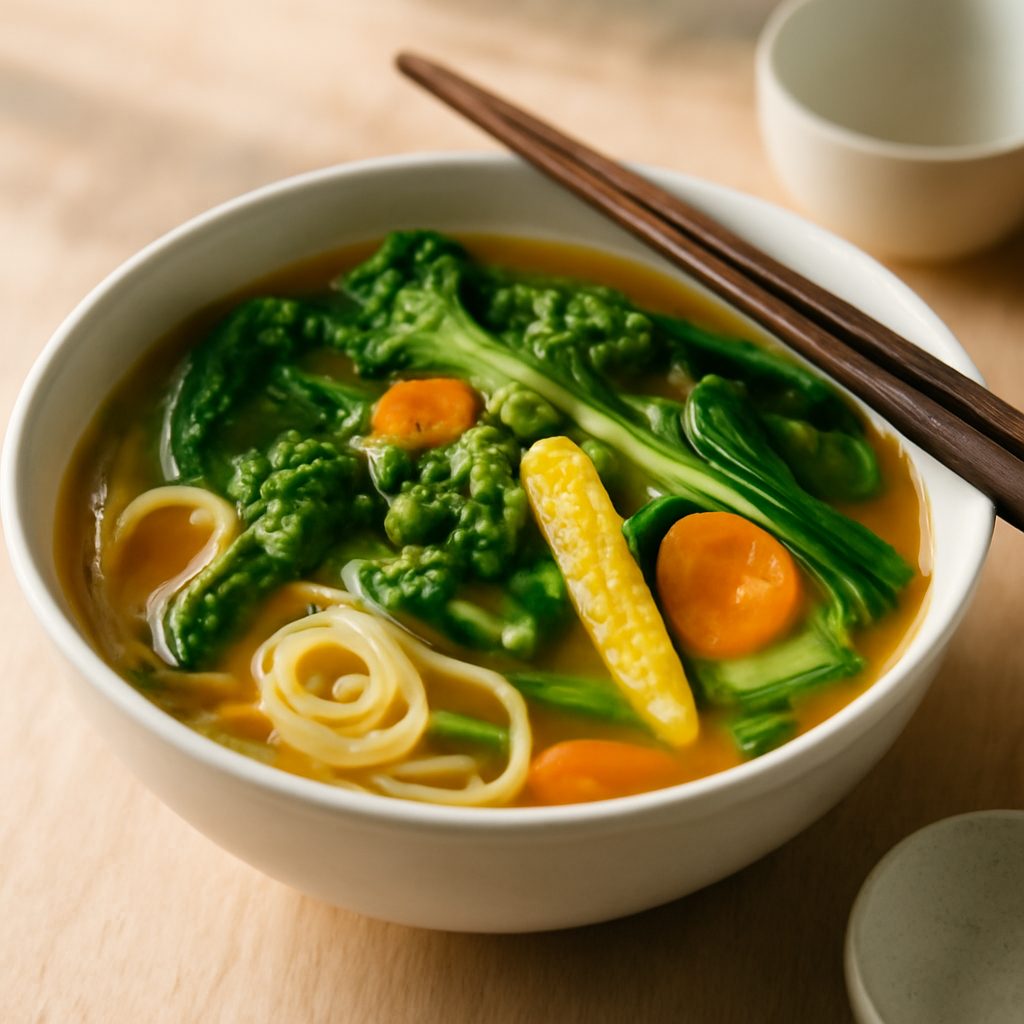 Phở di verdure e zafferano light