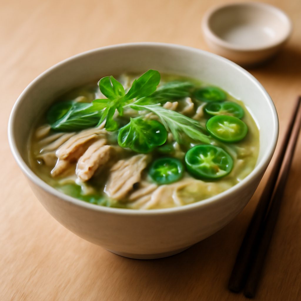 Pho vietnamita light - Brodo di manzo e riso con verdure fresche