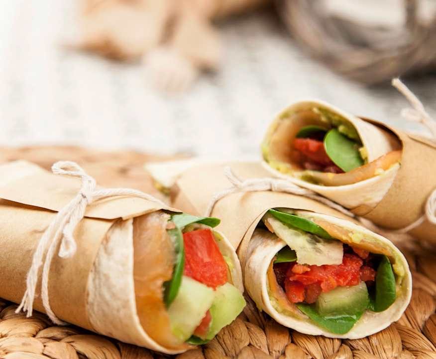 Piadine con salmone affumicato Low Fat