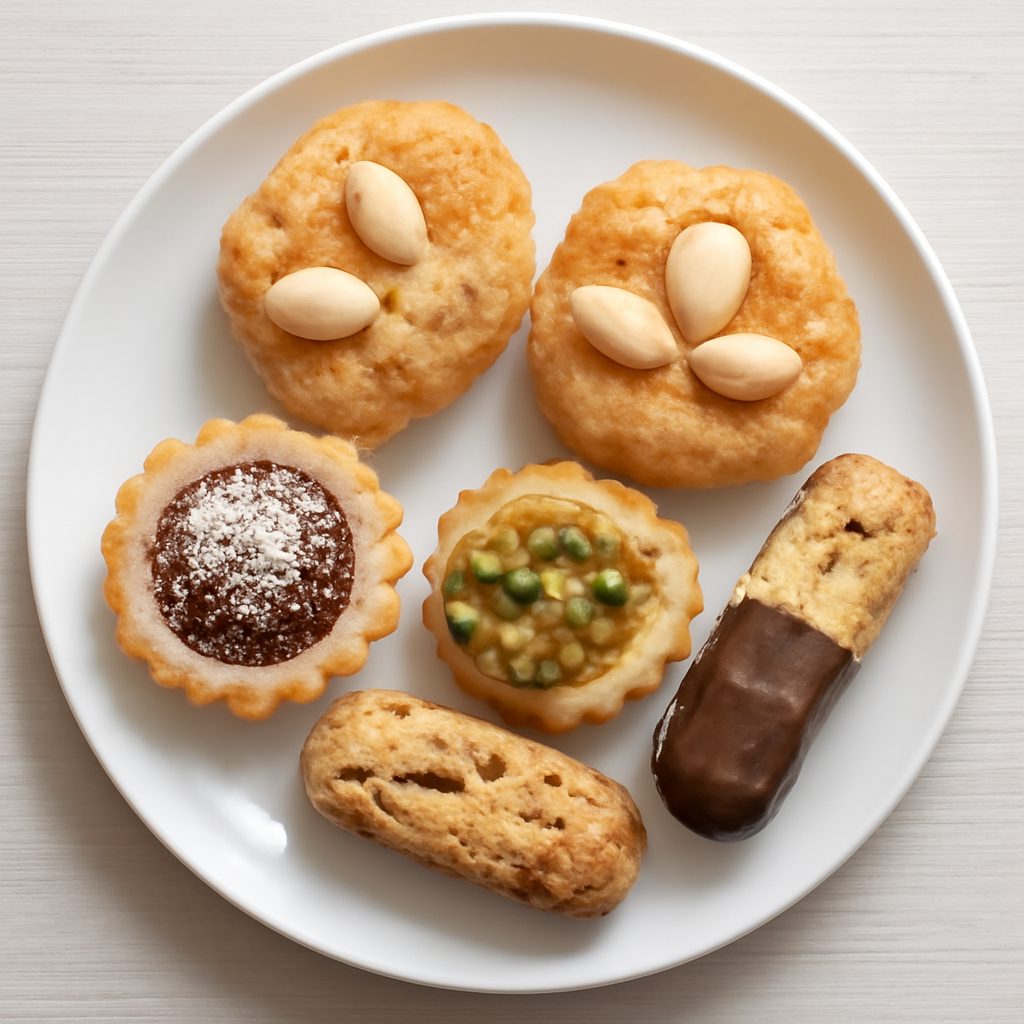 Piccola pasticceria natalizia proteica low-carb