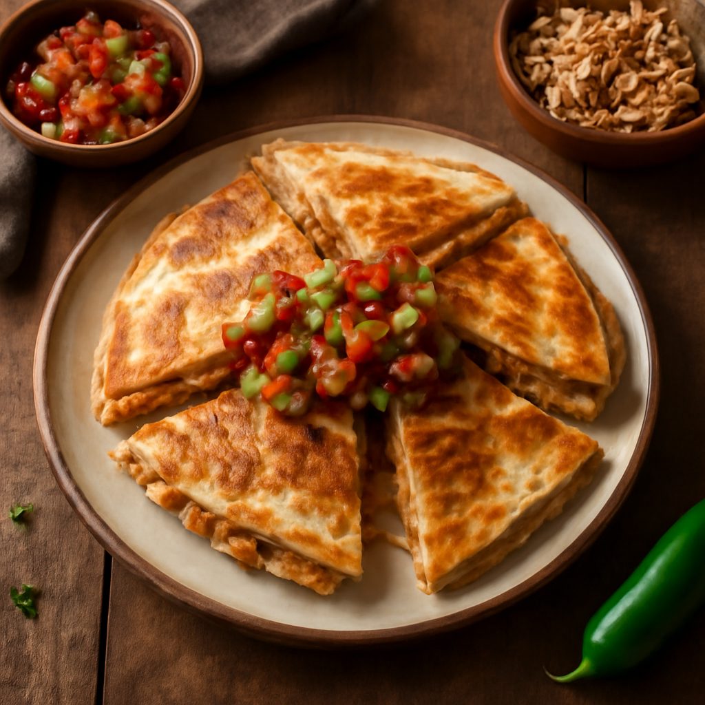 Quesadillas di Pollo con Pico de Gallo