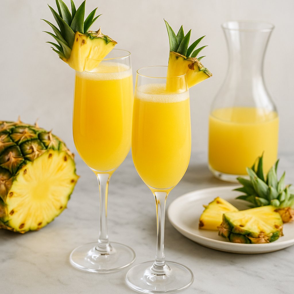 Pineapple Mimosas Low Fat