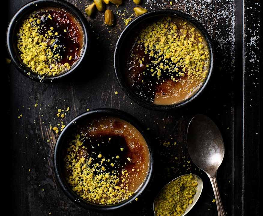 Pistacchio Crème Brûlée Low Fat