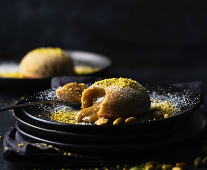 Pistacchio Lava Cakes Low Fat