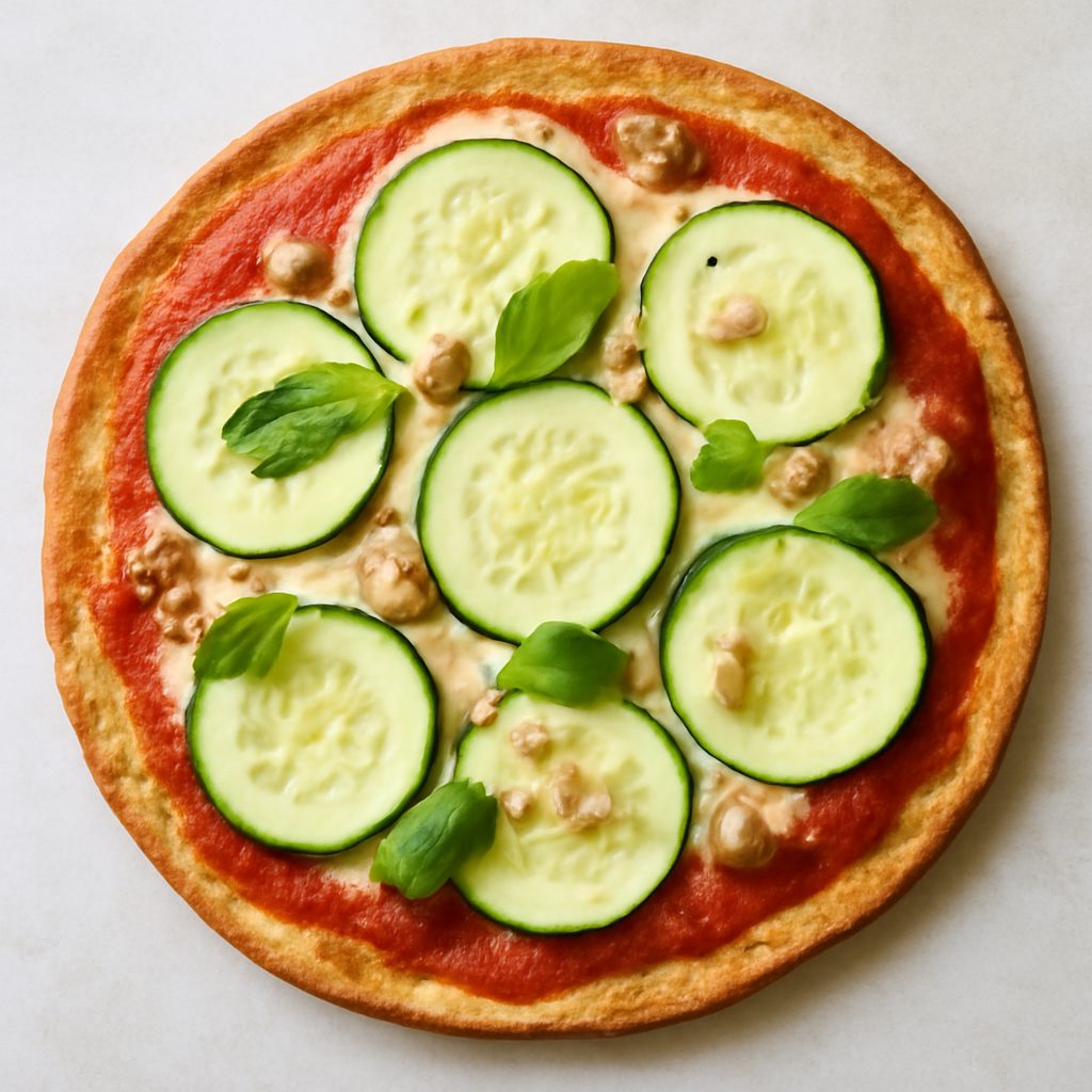 Pizza alle zucchine proteica low-carb