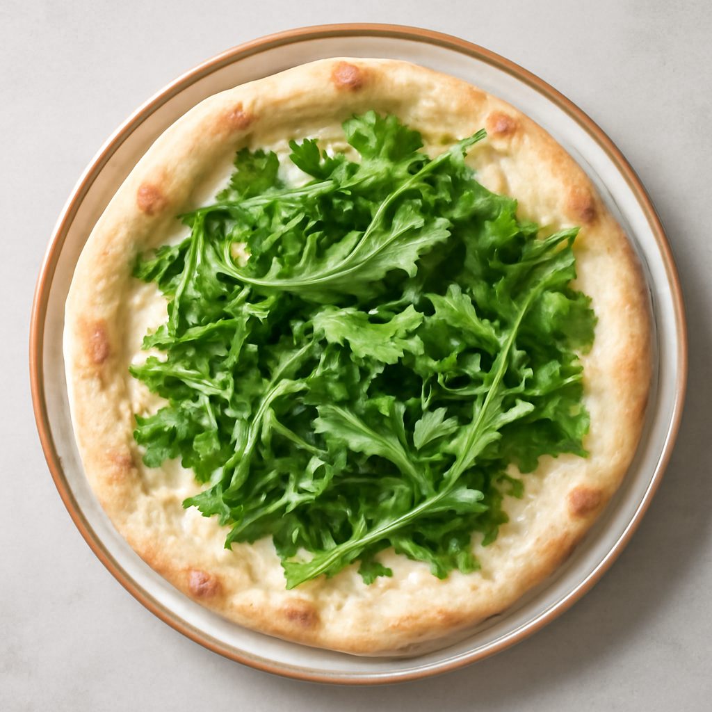 Pizza bianca alla rucola proteica low-carb