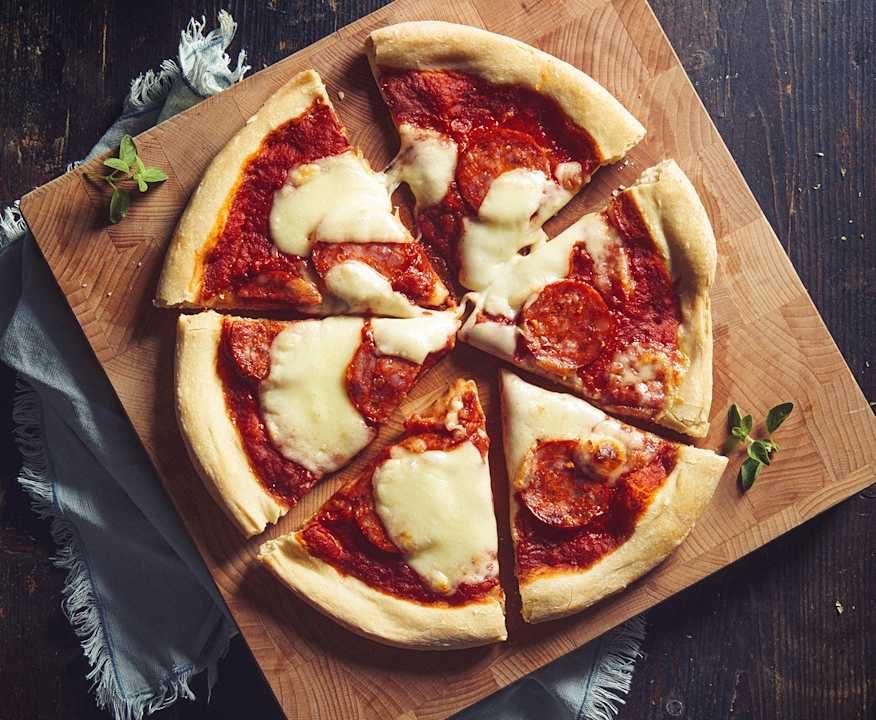 Pizza con salame piccante Low Fat