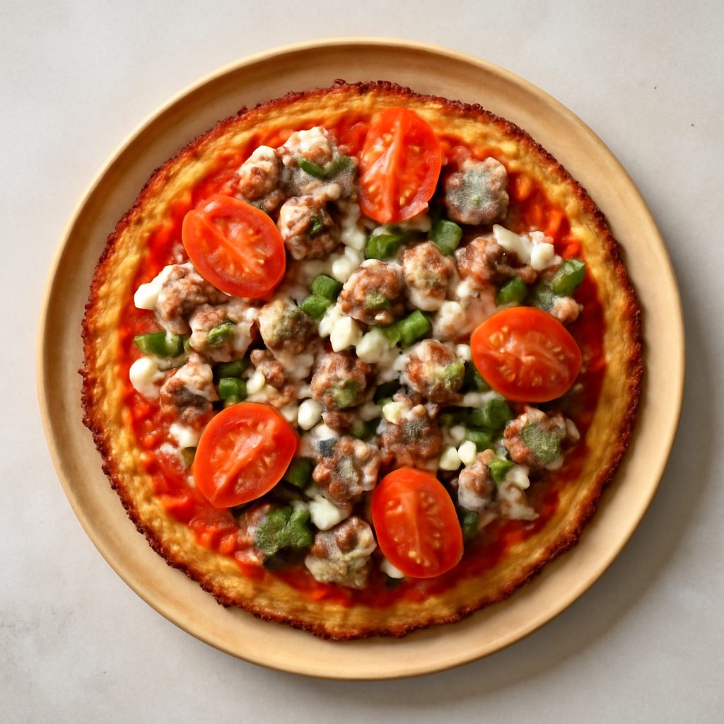 Pizza del pastore proteica low-carb