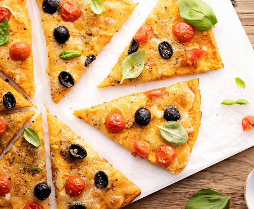 Pizza di patate dolci Low Fat
