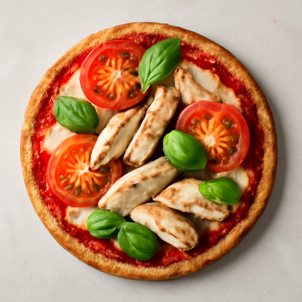 Pizza con Brie, Prosciutto Crudo e Confettura di Fichi Low Carb