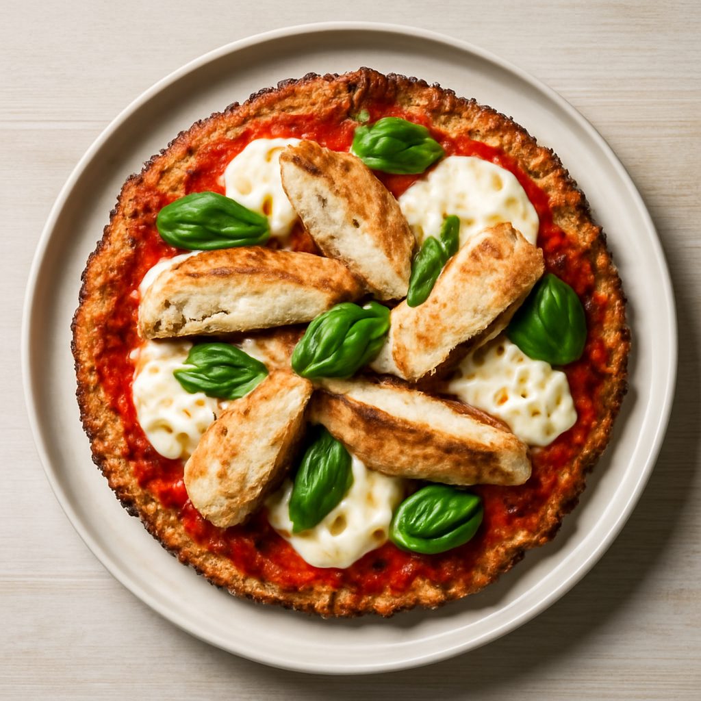 Pizza con Friggitelli e Alici Marinate Low Carb