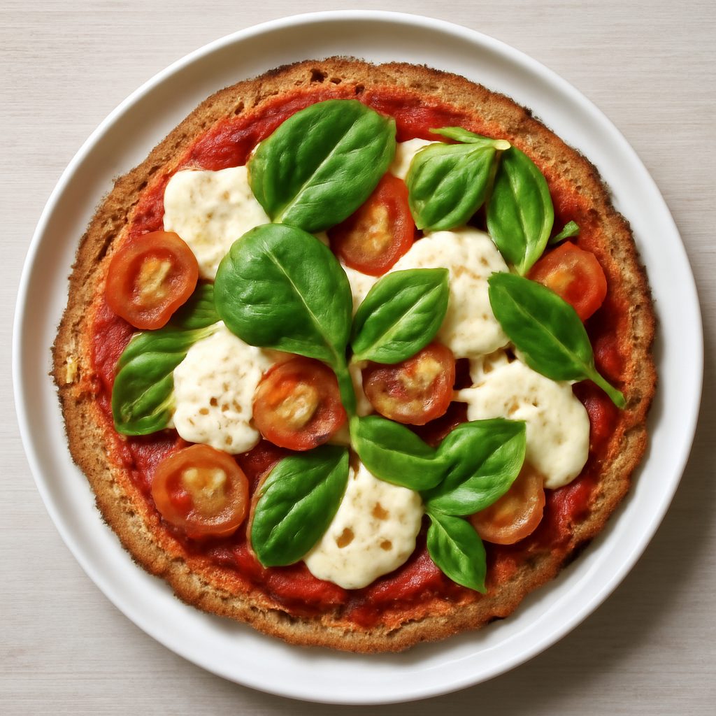 Pizza Proteica Low-Carb con Salame Piccante