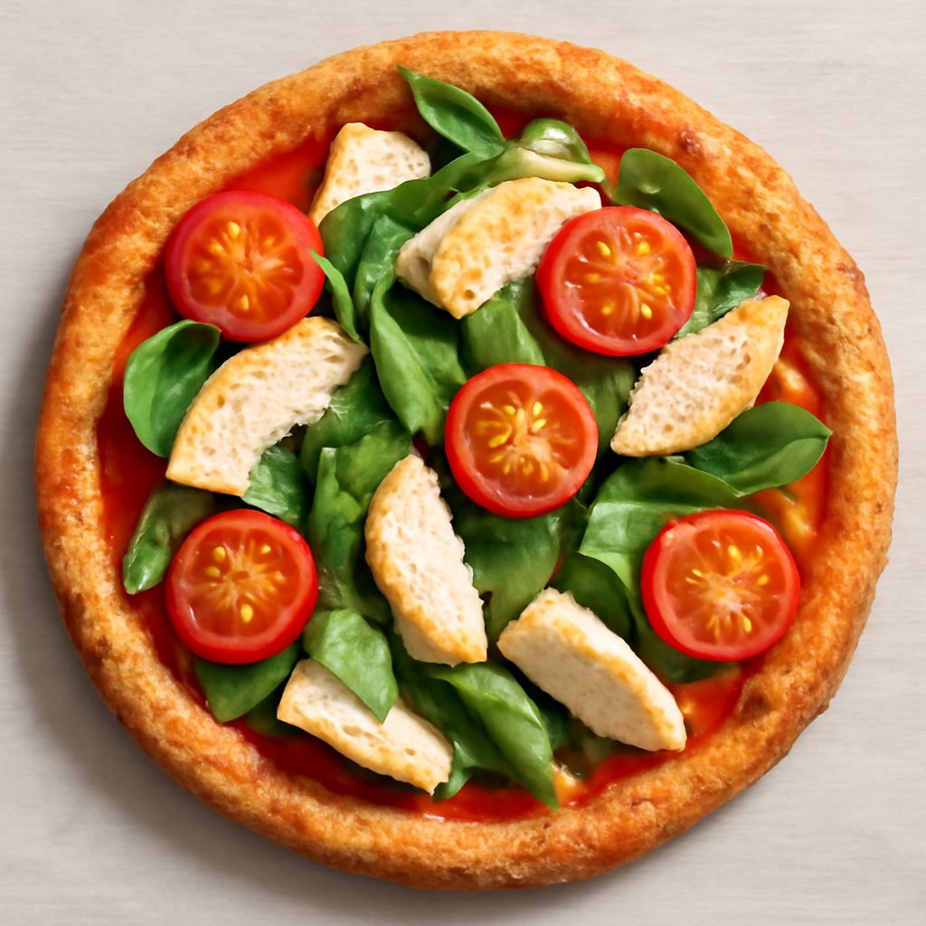 Pizza con Tacchino, Parmigiano e Glassa di Soia