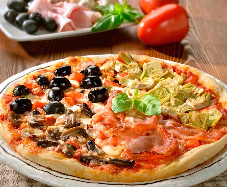 Pizza quattro stagioni Low Fat