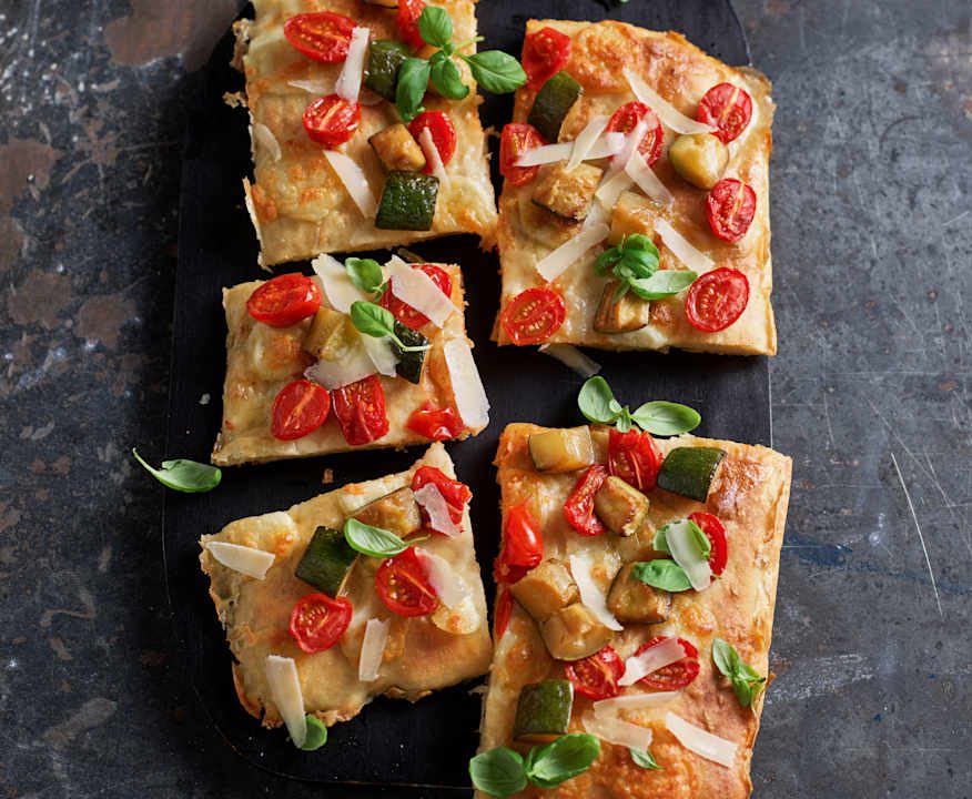 Pizza vegetariana a lunga lievitazione Protein
